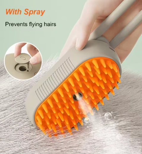 Steam grooming 3-in-1 Pet Brush