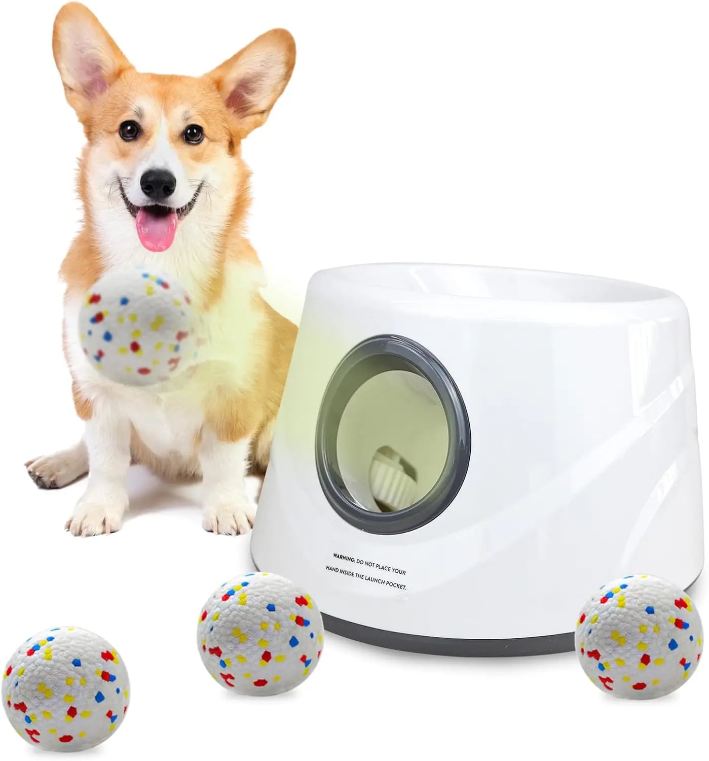 Automatic Dog Ball Launcher with Adjustable Distance