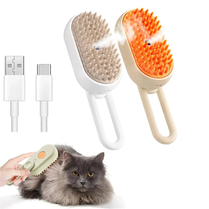 Steam grooming 3-in-1 Pet Brush