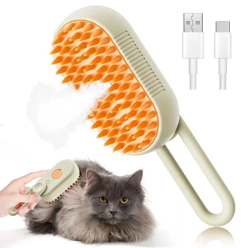 Steam grooming 3-in-1 Pet Brush