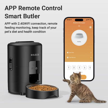 Automatic Cat & Dog Feeder – Smart App-Controlled Food Dispenser (2L Capacity)