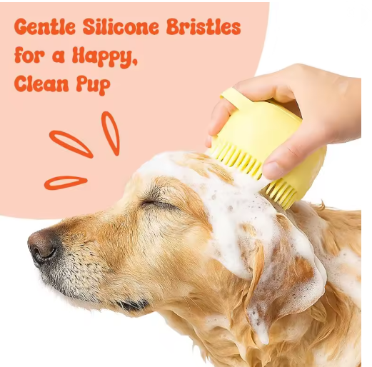 2-in-1 Pet Bath & Massage Brush