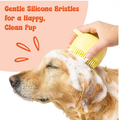 2-in-1 Pet Bath & Massage Brush