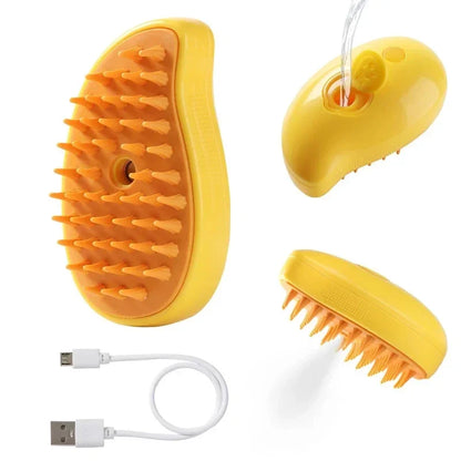 Steam grooming 3-in-1 Pet Brush