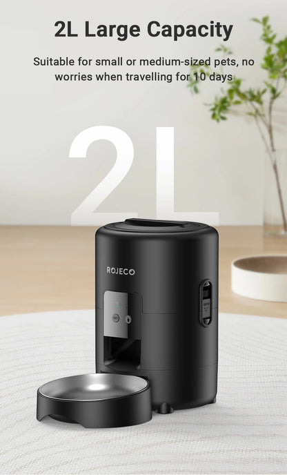 Automatic Cat & Dog Feeder – Smart App-Controlled Food Dispenser (2L Capacity)
