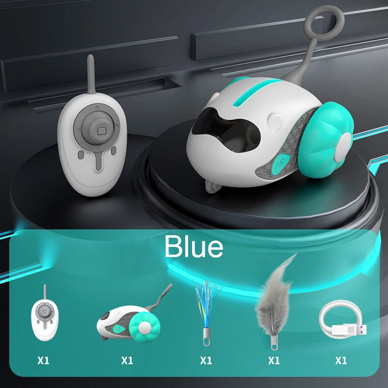 Smart Cat Toy with Remote Control & Auto Mode
