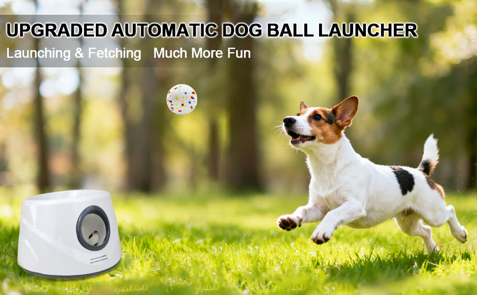 Automatic Dog Ball Launcher with Adjustable Distance